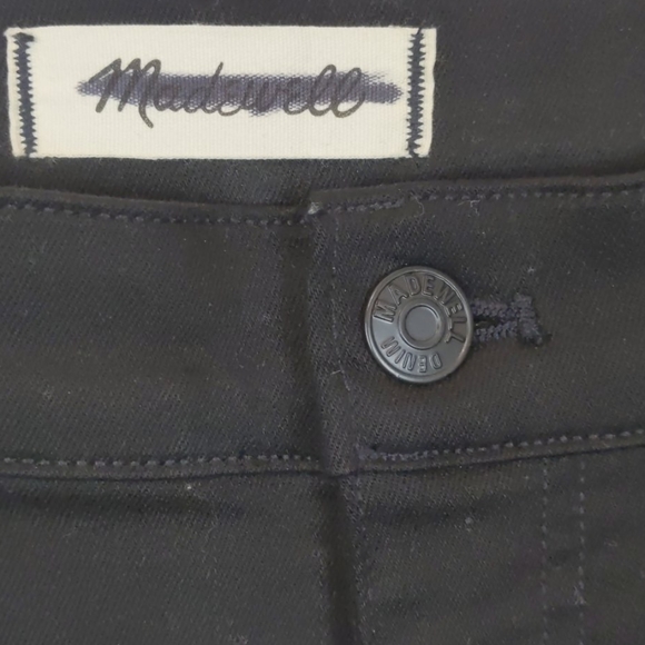 Madewell black high rise skinny jeans 25 - Picture 2 of 6